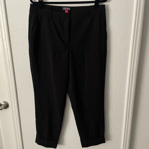 🌟4/$13🌟 Vince Camuto Black Cuffed Trousers